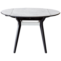  QuanU/全友 可折叠方圆两用 岩板餐桌 岩板|1.2m单餐桌