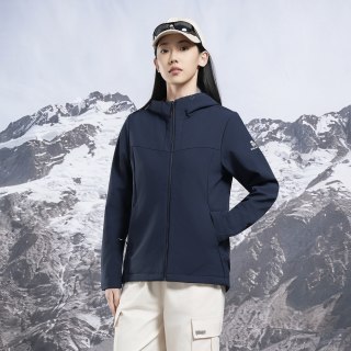 思凯乐 户外软壳衣男女防风加绒防泼水冲锋衣内胆徒步登山服外套