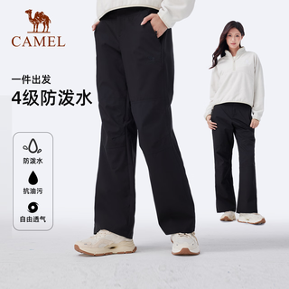  CAMEL/骆驼 防风防泼透气 女士软壳裤 冰晶灰，女