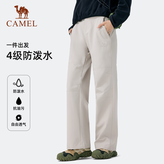  CAMEL/骆驼 防风防泼透气 女士软壳裤 冰晶灰，女