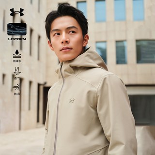 UNDER ARMOUR/安德玛 防泼水 男士软壳夹克 薏米白 女款
