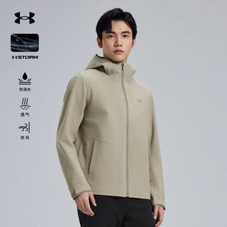  UNDER ARMOUR/安德玛 防泼水 男士软壳夹克 薏米白 女款