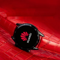  HUAWEI/华为 防水 智能手表 鳄鱼纹皮带