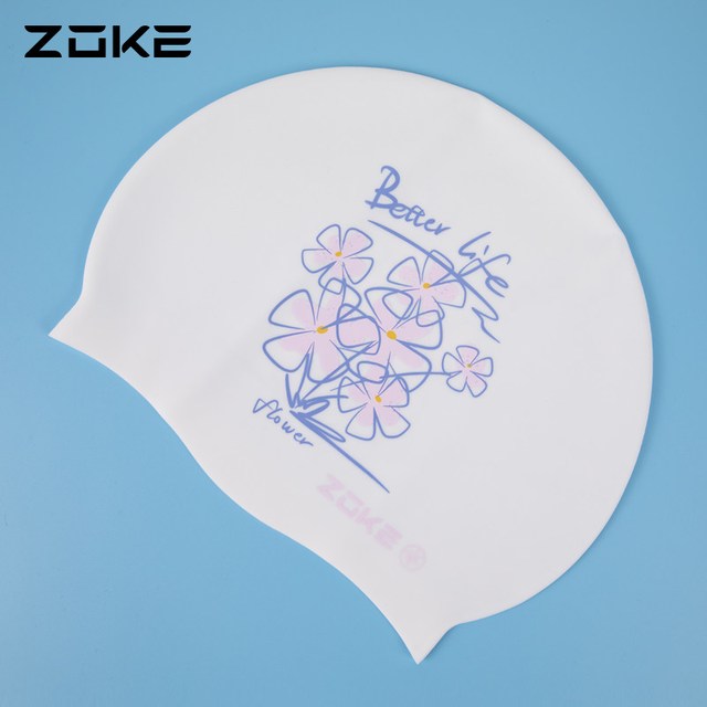 88VIP：洲克 623603216-2 女士长发专用防水护耳硅胶泳帽