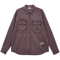  JACK&JONES/杰克琼斯 背后字母装饰 男士夹克 E16莓紫色 M