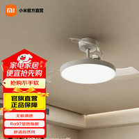 米家 风扇灯吊扇灯 家用隐形简约北欧餐厅卧室42英寸全光谱睡眠模式 米家风扇灯42英寸