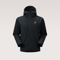 凯乐石 轻量耐磨 男士软壳外套 玄青黑 XL