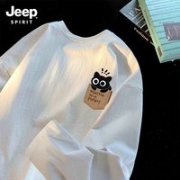  JEEP SPIRIT 纯棉 男士长袖T恤