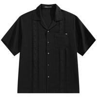  PEACEBIRD/太平鸟 肌理天丝麻 男士衬衫