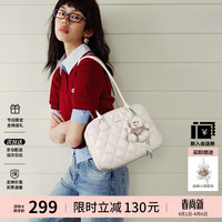 欧时纳 JUST STAR）徐璐同款吐司包2026新款轻奢大容量波士顿单肩通勤托特包生日礼物