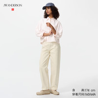 优衣库 宽松 女士牛仔裤 28 /160/70A 30 浅米色