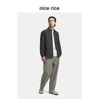 nice rice 好饭 26春季新品直身皱感四合扣翻领长袖衬衫