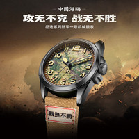 海鸥 SEAGULL）手表男自动机械表 陆战系列男士手表生日礼物男表军表礼盒1072HA