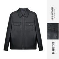 才子 男士皮夹克 T22255M1221-1