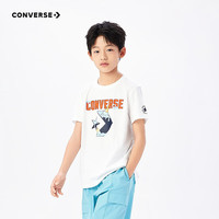 匡威 印花运动半袖上衣打底衫 纯白色 150 /72