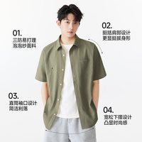 名创优品 男士三防透气衬衫 SFJLGDXCS302
