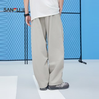  SANFU/三福 打褶分割 男士休闲裤
