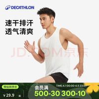 迪卡侬 男子运动无袖运动T恤 RUNM2504713