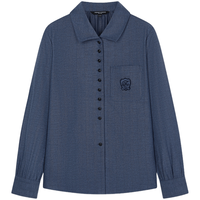  TEENIE WEENIE 磨毛仿牛仔 女士衬衫