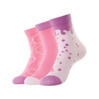 adidas 春秋季女小童舒适运动休闲中筒袜三双装