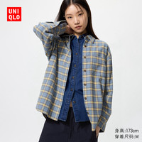 优衣库 女装法兰绒衬衫 481172