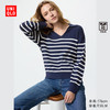 优衣库 女装罗纹半开领针织衫 483919