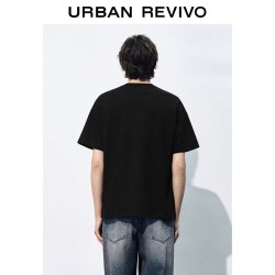 UR 趣味印花 男士短袖T恤 L 正黑