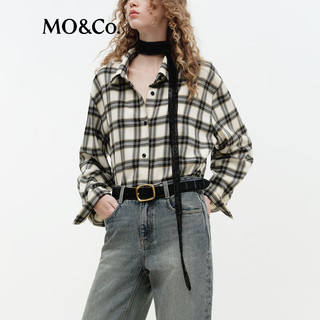  MO&Co./摩安珂 威尔士格纹 女士衬衫