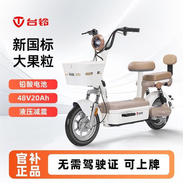 台铃 大果粒 2025新国标电动车 成人代步电瓶车