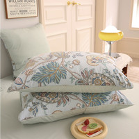 柳庭家纺 全棉60支贡缎枕套 48x74cm 贝加尔