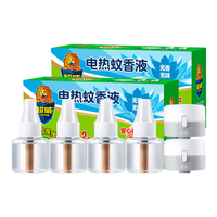  SUPERB/超威 无香 电热蚊香液套装+电蚊液补充液+驱蚊器 【无香】2瓶+1器*2套 （180晚）