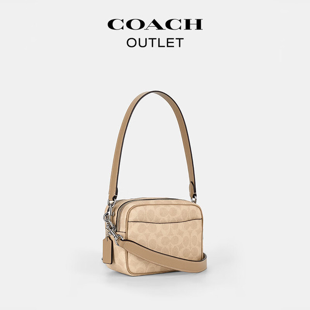 COACH 新款奥莱女士女包迷你CAREY斜挎包单肩包通勤休闲