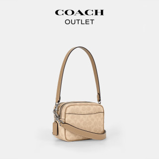 COACH 新款奥莱女士女包迷你CAREY斜挎包单肩包通勤休闲