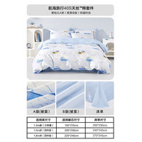 MERCURY/水星家纺 冰丝凉感 四件套 床单 枕套