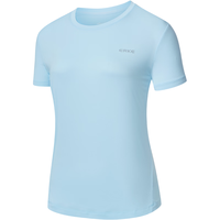  ERKE/鸿星尔克 冰感速干 女士运动T恤 海岛蓝 （冰感速干T恤） S