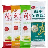 利生 全麦粉挂面 500g 高筋特精龙须挂面 细面1.25mm
