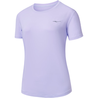  ERKE/鸿星尔克 防晒 女士T恤 浅粉紫 (防晒T恤） M