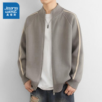 真维斯 男士立领针织开衫毛衣 秋冬季新款