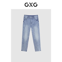 GXG 男装 锥形水洗牛仔裤 G24X052018