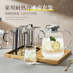青苹果 耐热 玻璃水壶 单只圆趣壶1800ML