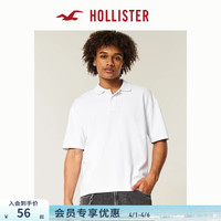 HOLLISTER 25夏季美式街头百搭短袖POLO衫T恤男装KI324-5455 白色 M (180/100A)