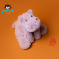 邦尼兔 史玛吉河马动物毛绒玩偶可爱柔软儿童玩偶娃娃送礼生日礼物 紫色 Tiny
