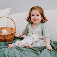 Nest Designs 婴儿睡袋  婴幼儿夏季桑蚕丝凉感纱布半袖分腿睡袋