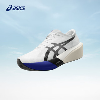  ASICS/亚瑟士 回弹透气 男士跑步鞋 白色/蓝色 42.5