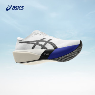  ASICS/亚瑟士 回弹透气 男士跑步鞋 白色/蓝色 42.5