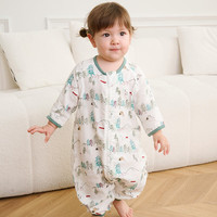 Nest Designs 婴幼儿睡袋  竹棉纱布双层四季分腿防踢被