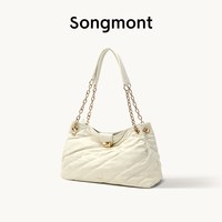 移动端：崧 山下有松滩时 女士单肩斜挎链条软包 6128155538472