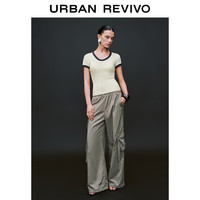 URBAN REVIVO 女士短袖T恤