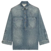 ZADIG&VOLTAIRE飒迪格女士牛仔衬衫春夏纯棉户外休闲