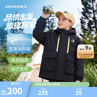 匡威 防泼水 儿童风衣  110 /52  正黑色